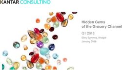 Hidden Gems of the Grocery Channel - Q1 2018 Elley Symmes, Analyst January 2018 - Potatoes USA