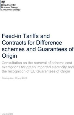Feed-in Tariffs and Contracts for Difference schemes and Guarantees of Origin - Consultation on the removal of scheme cost exemptions for green ...