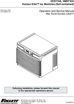 HCD710A, HMD710A Horizon Elite Ice Machines (Self-contained) - Follett Ice