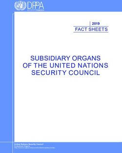 SUBSIDIARY ORGANS OF THE UNITED NATIONS SECURITY COUNCIL - FACT SHEETS 2019 - un.org