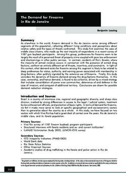 The Demand for Firearms in Rio de Janeiro