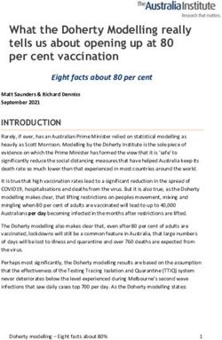 What the Doherty Modelling really tells us about opening up at 80 per cent vaccination