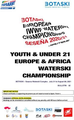 YOUTH & UNDER 21 EUROPE & AFRICA WATERSKI CHAMPIONSHIP - IWWF Europe ...