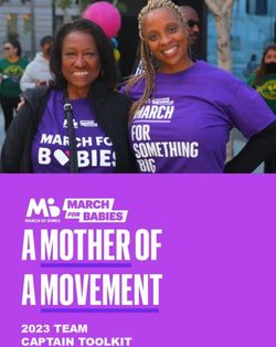 2023 TEAM CAPTAIN TOOLKIT - MARCH FOR BABIES: A MOTHER OF A MOVEMENT