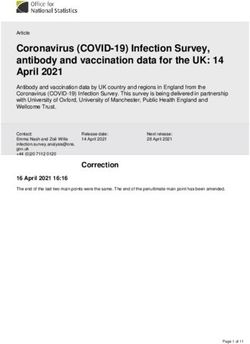 Coronavirus (COVID-19) Infection Survey, antibody and vaccination data for the UK: 14 April 2021