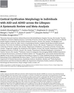 Cortical Gyrification Morphology in Individuals with ASD and ADHD across the Lifespan: A Systematic Review and Meta-Analysis