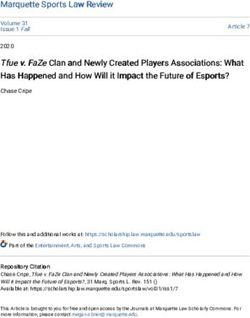 Marquette Sports Law Review