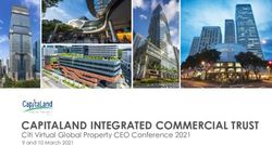 CAPITALAND INTEGRATED COMMERCIAL TRUST - Citi Virtual Global Property CEO Conference 2021 9 and 10 March 2021