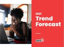 Forecast 2021 Trend - Yelp Blog