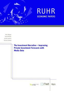 RUHR ECONOMIC PAPERS - The Investment Narrative - Improving Private Investment Forecasts with Media Data - RWI Essen