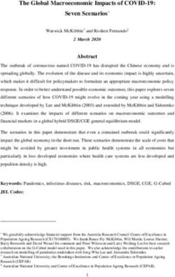 The Global Macroeconomic Impacts of COVID-19: Seven Scenarios