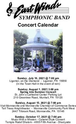 Concert Calendar - East Winds ...