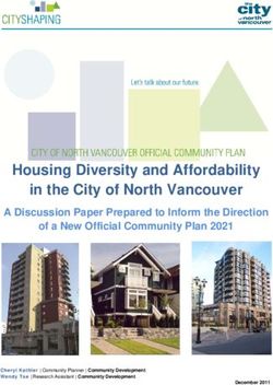 Housing Diversity and Affordability in the City of North Vancouver