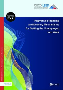 7 Innovative Financing and Delivery Mechanisms for Getting the Unemployed into Work - OECD
