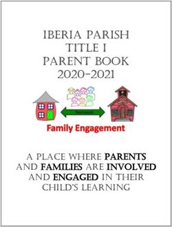 Iberia Parish Title I Parent Book 2020-2021 - A place where Parents and families are involved and engaged in their Child's learning - Simple ...