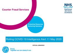 Rolling COVID-19 Intelligence Alert 11 May 2020 - Counter Fraud Services - NHS ...