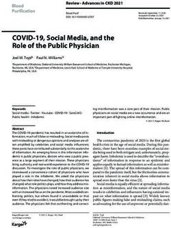 COVID-19, Social Media, and the Role of the Public Physician - Karger Publishers