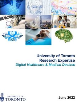 University of Toronto Research Expertise - Digital Healthcare & Medical Devices June 2022
