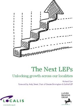The Next LEPs Unlocking growth across our localities - Richard Carr Foreword by Andy Street, Chair of Greater Birmingham & Solihull LEP