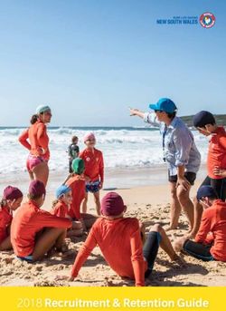 2018 Recruitment & Retention Guide - Surf Life Saving NSW
