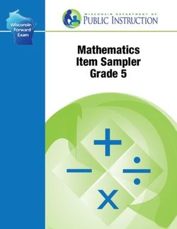 Mathematics Item Sampler Grade 5 - Wisconsin Department of Public Instruction