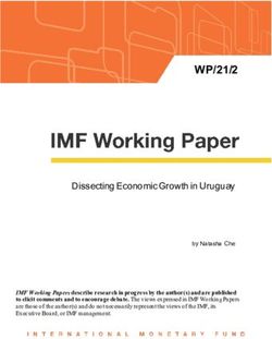 WP/21/2 Dissecting Economic Growth in Uruguay