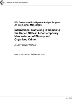 International Trafficking in Women to the United States: A Contemporary Manifestation of Slavery and Organized Crime