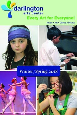 Winter/Spring 2018 - Every Art for Everyone! Music Art Dance Drama - Darlington Arts Center