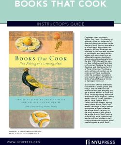 Books that cook INSTRUCTOR'S GUIde