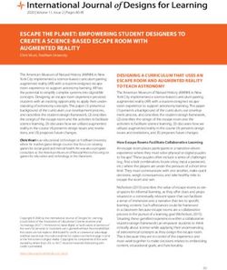 ESCAPE THE PLANET: EMPOWERING STUDENT DESIGNERS TO CREATE A SCIENCE-BASED ESCAPE ROOM WITH AUGMENTED REALITY - ERIC