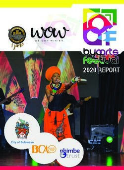 2020 REPORT - Nhimbe Trust