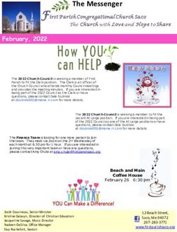 The Messenger - First Parish Saco Church