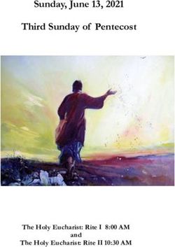 Third Sunday of Pentecost - Sunday, June 13, 2021 - The Holy Eucharist: Rite I 8:00 AM and The Holy Eucharist: Rite II 10:30 AM - ST. MARK'S