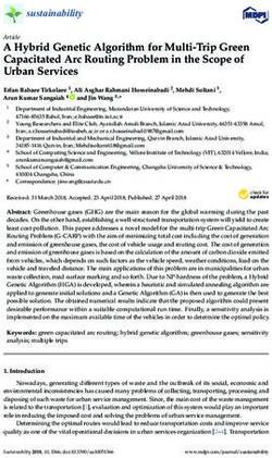 A Hybrid Genetic Algorithm for Multi-Trip Green Capacitated Arc Routing Problem in the Scope of Urban Services - MDPI