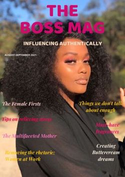 THE BOSS MAG INFLUENCING AUTHENTICALLY - Things we don't talk - Boss Babes of South Africa