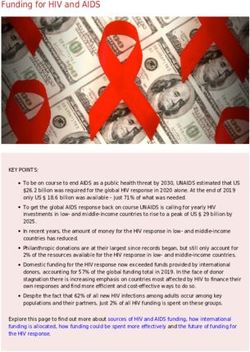 Funding for HIV and AIDS - Avert.org