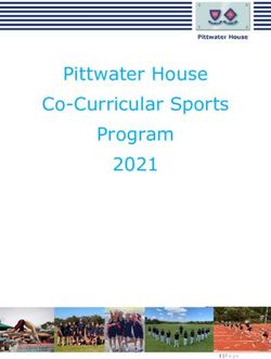 Pittwater House Co-Curricular Sports Program 2021