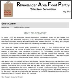 Rhinelander Area Food Pantry - Volunteer Connection