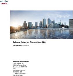 Release Notes for Cisco Jabber 14.0 - First Published: 2021-03-25 Americas Headquarters