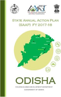 ODISHA - (SAAP) FY 2017-18 State Annual Action Plan - Amrut