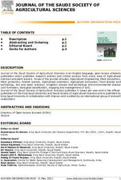 JOURNAL OF THE SAUDI SOCIETY OF AGRICULTURAL SCIENCES - Elsevier