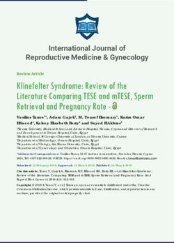Klinefelter Syndrome: Review of the Literature Comparing TESE and mTESE, Sperm Retrieval and Pregnancy Rate - SciRes Literature LLC.