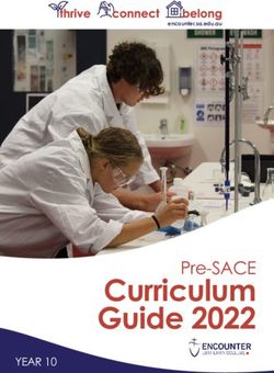 Curriculum Guide 2022 - Pre-SACE - Encounter Lutheran College