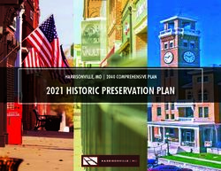 2021 HISTORIC PRESERVATION PLAN - HARRISONVILLE, MO | 2040 COMPREHENSIVE PLAN