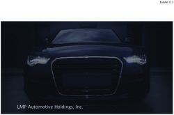 LMP Automotive Holdings, Inc - SEC.gov