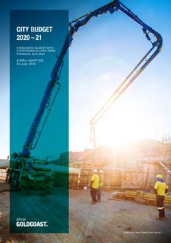 CITY BUDGET 2020 21 - (FINAL) ADOPTED 22 June 2020 - City of Gold Coast