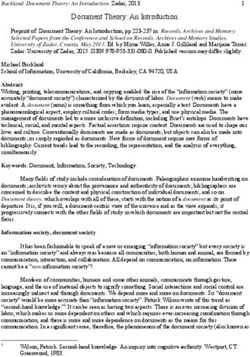 Document Theory: An Introduction.