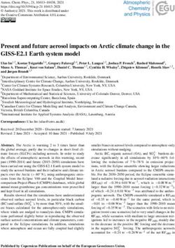 Present and future aerosol impacts on Arctic climate change in the GISS-E2.1 Earth system model - Recent