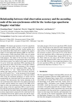 Relationship between wind observation accuracy and the ascending node of the sun-synchronous orbit for the Aeolus-type spaceborne Doppler wind lidar