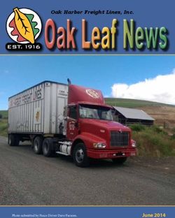 Oak Harbor Freight Lines, Inc - Photo submitted by Pasco Driver Dave Parsons.